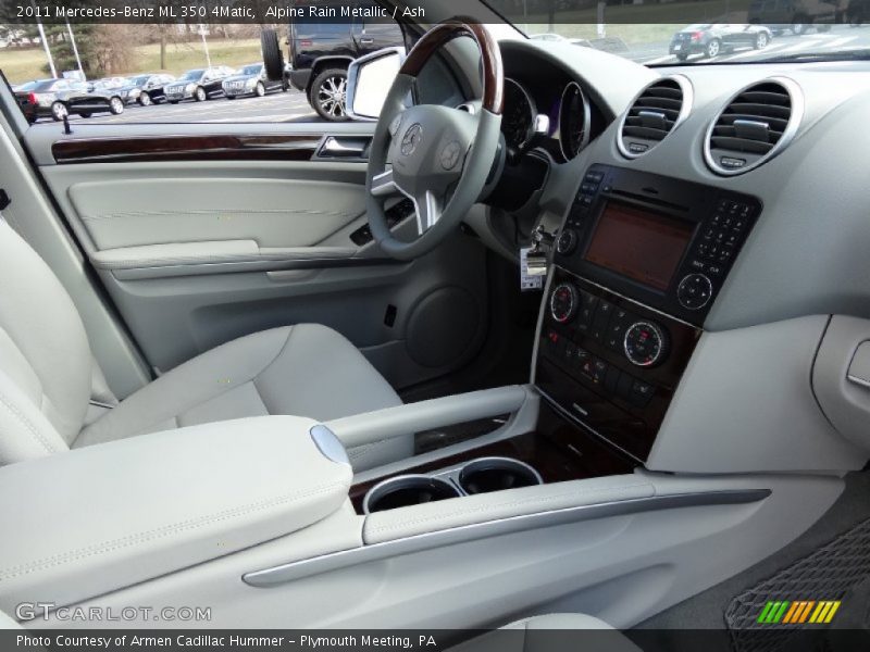 Alpine Rain Metallic / Ash 2011 Mercedes-Benz ML 350 4Matic