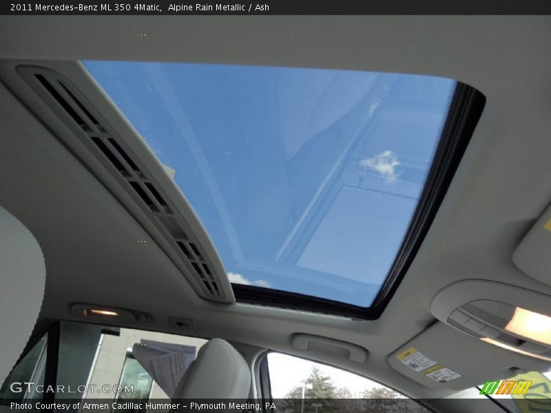 Alpine Rain Metallic / Ash 2011 Mercedes-Benz ML 350 4Matic