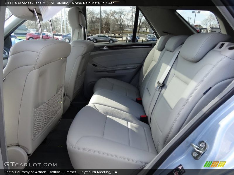 Rear Seat of 2011 ML 350 4Matic