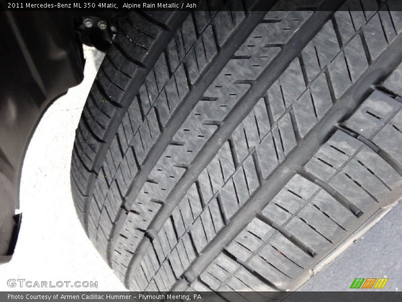 Alpine Rain Metallic / Ash 2011 Mercedes-Benz ML 350 4Matic
