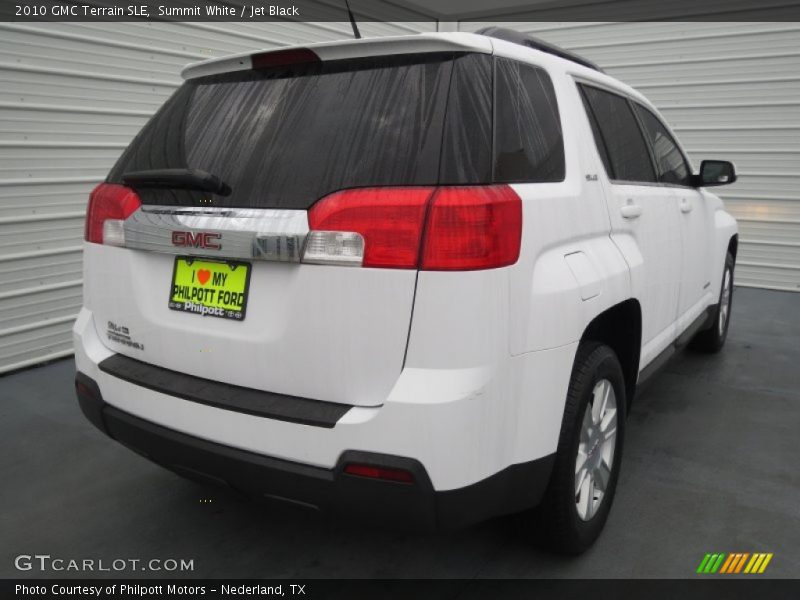 Summit White / Jet Black 2010 GMC Terrain SLE