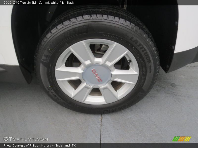 Summit White / Jet Black 2010 GMC Terrain SLE