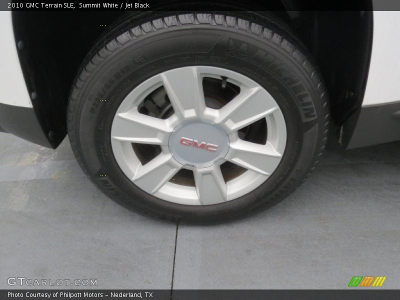 Summit White / Jet Black 2010 GMC Terrain SLE