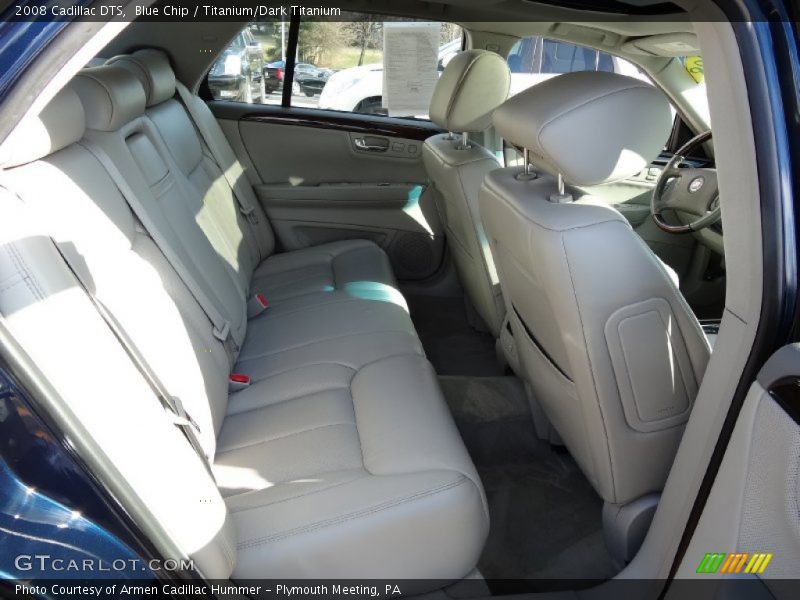Blue Chip / Titanium/Dark Titanium 2008 Cadillac DTS