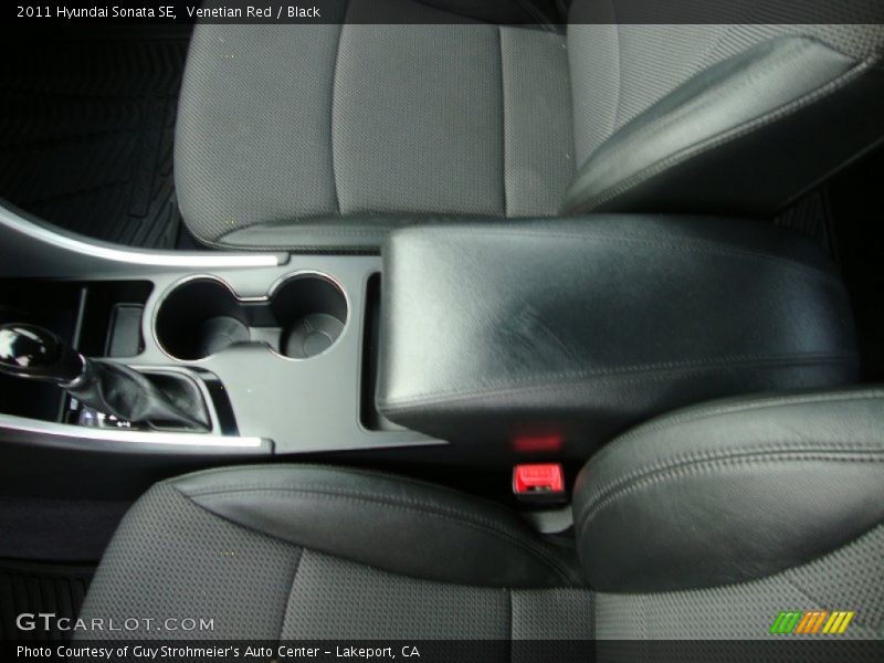 Venetian Red / Black 2011 Hyundai Sonata SE