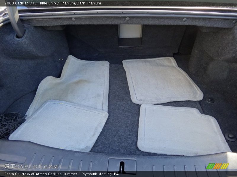 Blue Chip / Titanium/Dark Titanium 2008 Cadillac DTS