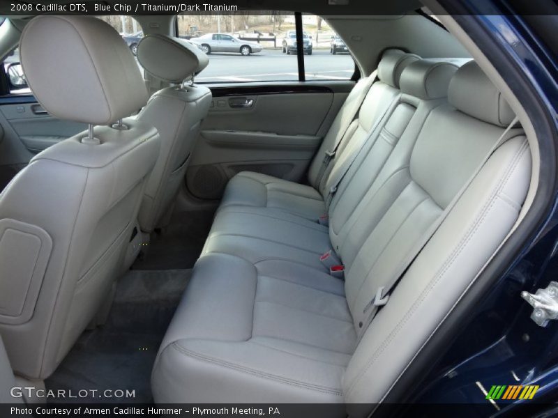 Blue Chip / Titanium/Dark Titanium 2008 Cadillac DTS