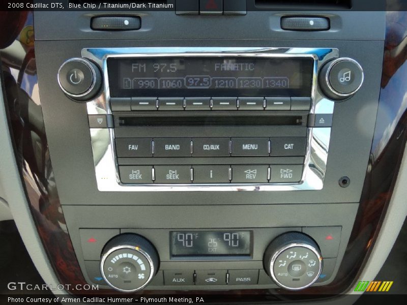 Blue Chip / Titanium/Dark Titanium 2008 Cadillac DTS