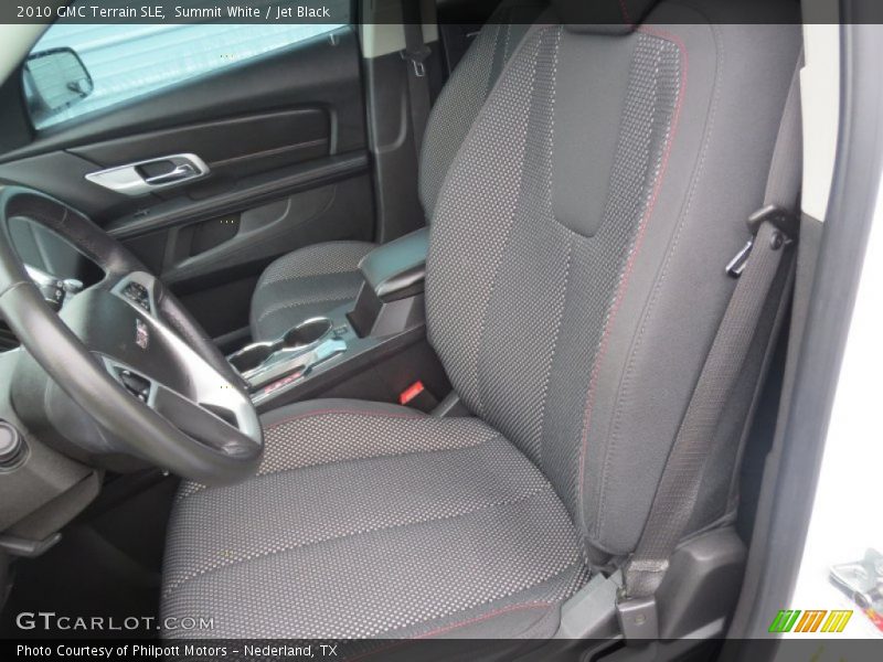 Front Seat of 2010 Terrain SLE