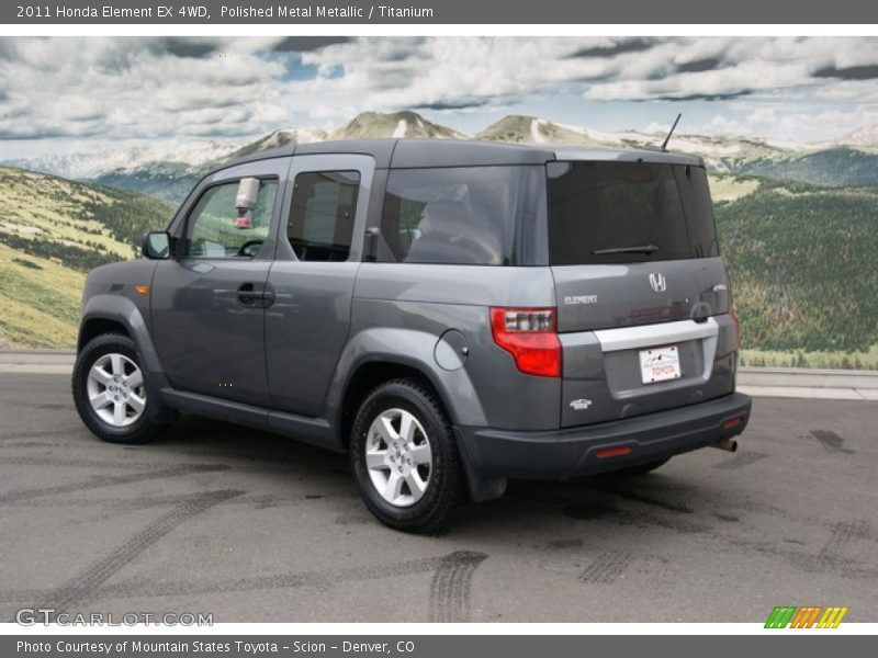Polished Metal Metallic / Titanium 2011 Honda Element EX 4WD