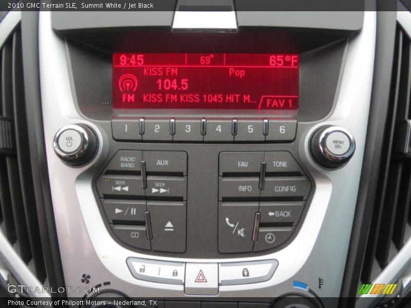 Controls of 2010 Terrain SLE