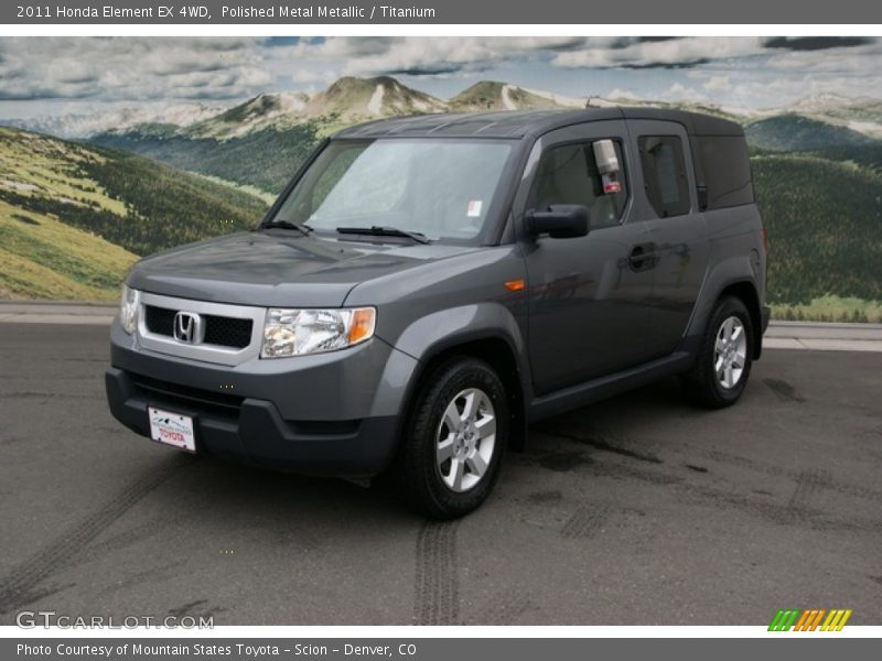 Polished Metal Metallic / Titanium 2011 Honda Element EX 4WD