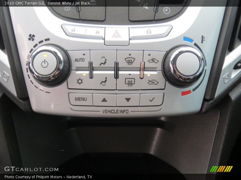 Controls of 2010 Terrain SLE