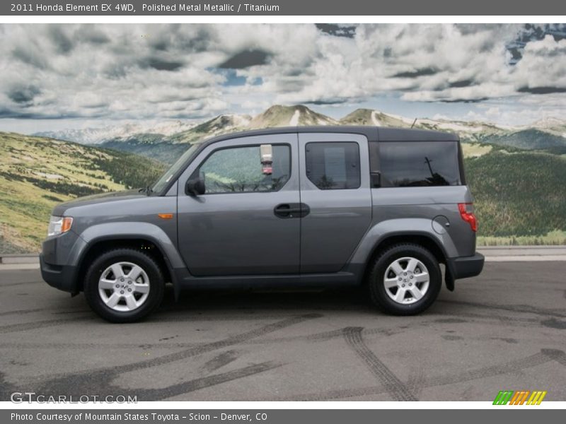 Polished Metal Metallic / Titanium 2011 Honda Element EX 4WD