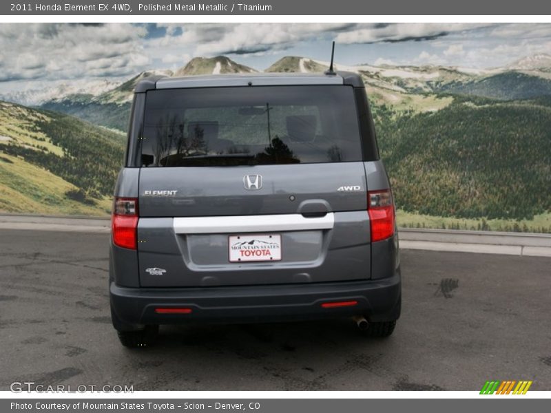Polished Metal Metallic / Titanium 2011 Honda Element EX 4WD