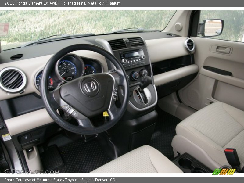 Polished Metal Metallic / Titanium 2011 Honda Element EX 4WD
