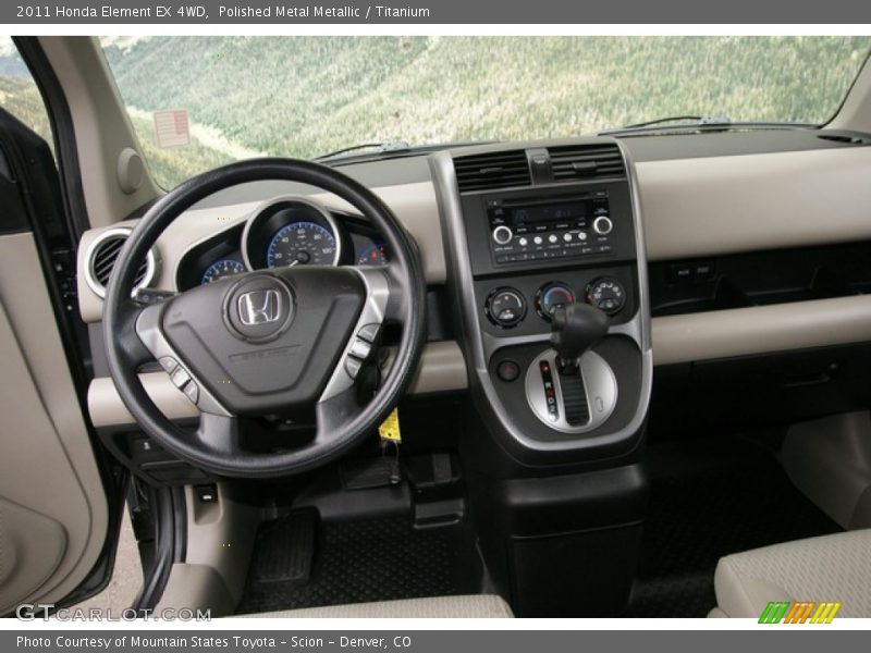 Polished Metal Metallic / Titanium 2011 Honda Element EX 4WD