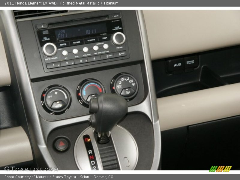 Polished Metal Metallic / Titanium 2011 Honda Element EX 4WD