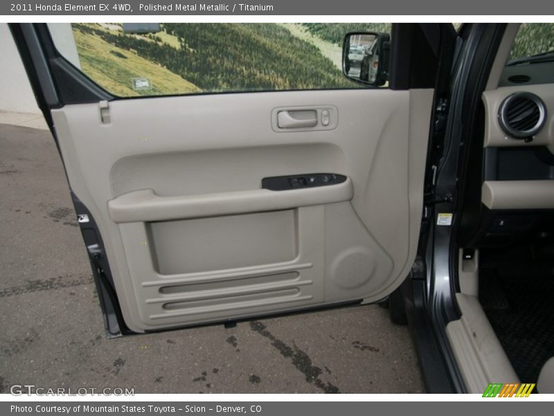 Polished Metal Metallic / Titanium 2011 Honda Element EX 4WD
