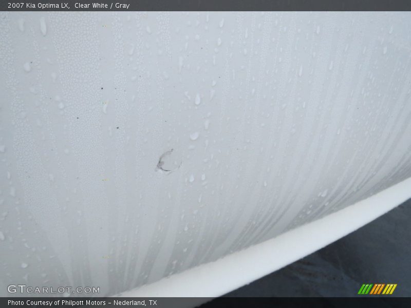 Clear White / Gray 2007 Kia Optima LX