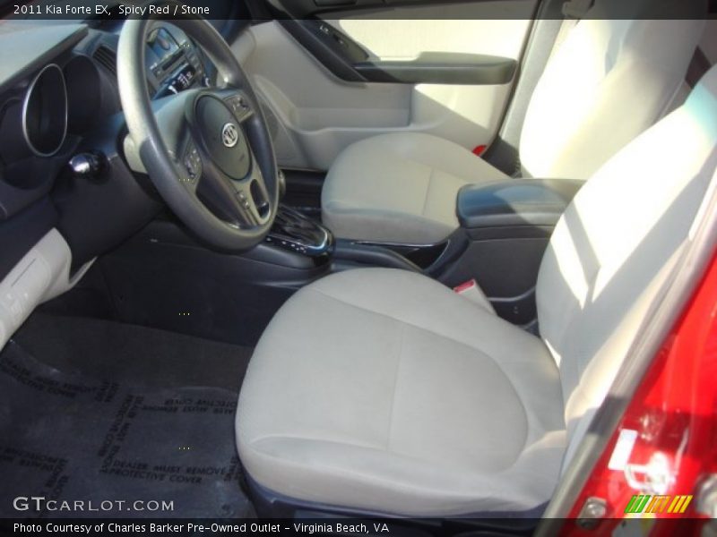 Spicy Red / Stone 2011 Kia Forte EX