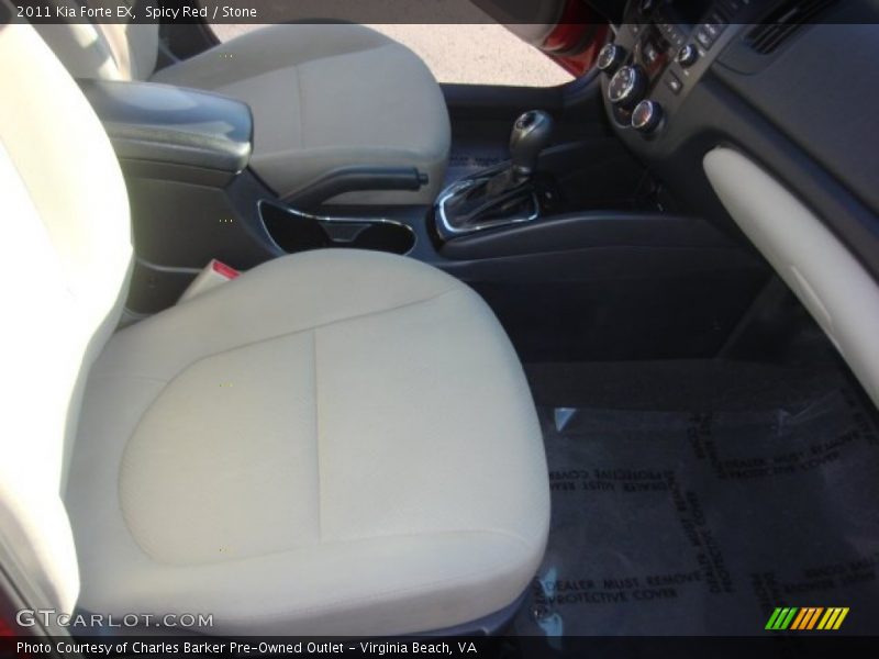 Spicy Red / Stone 2011 Kia Forte EX