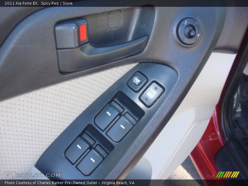 Spicy Red / Stone 2011 Kia Forte EX