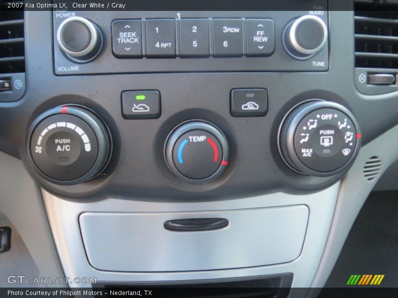 Clear White / Gray 2007 Kia Optima LX