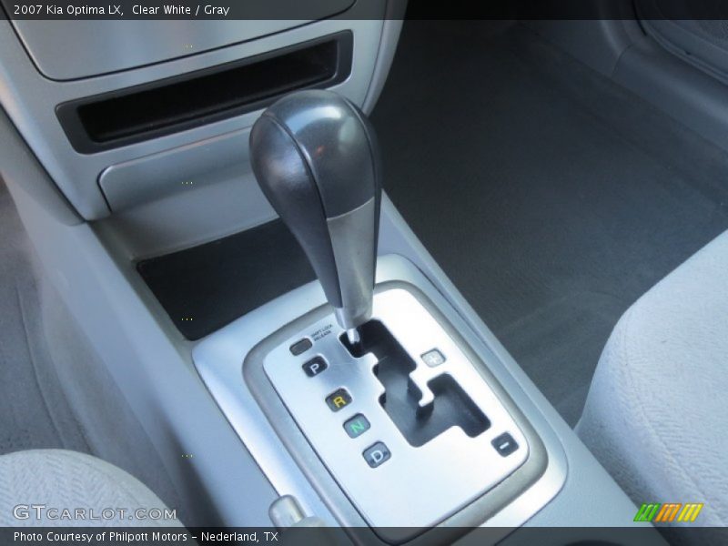 Clear White / Gray 2007 Kia Optima LX