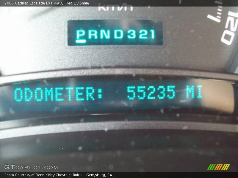 Red E / Shale 2005 Cadillac Escalade EXT AWD