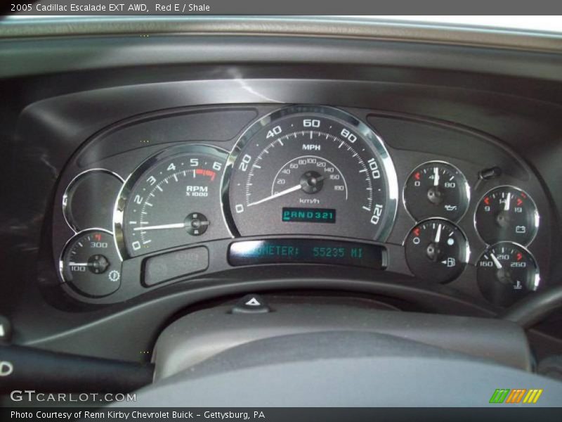 Red E / Shale 2005 Cadillac Escalade EXT AWD