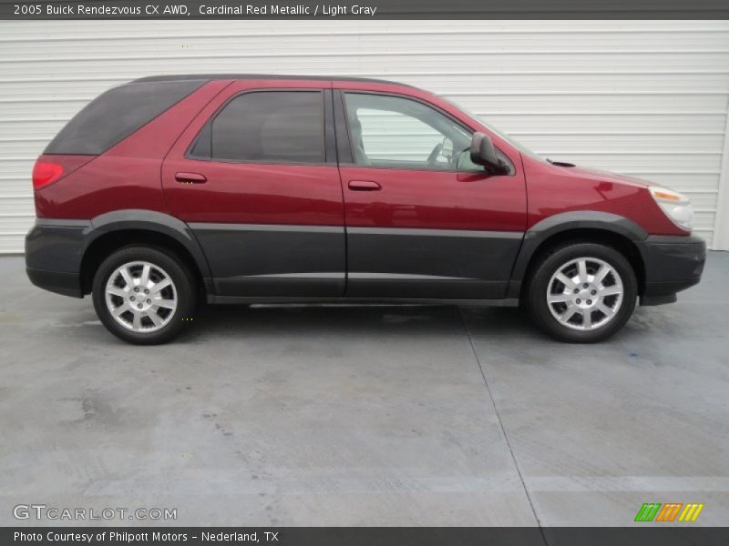 Cardinal Red Metallic / Light Gray 2005 Buick Rendezvous CX AWD