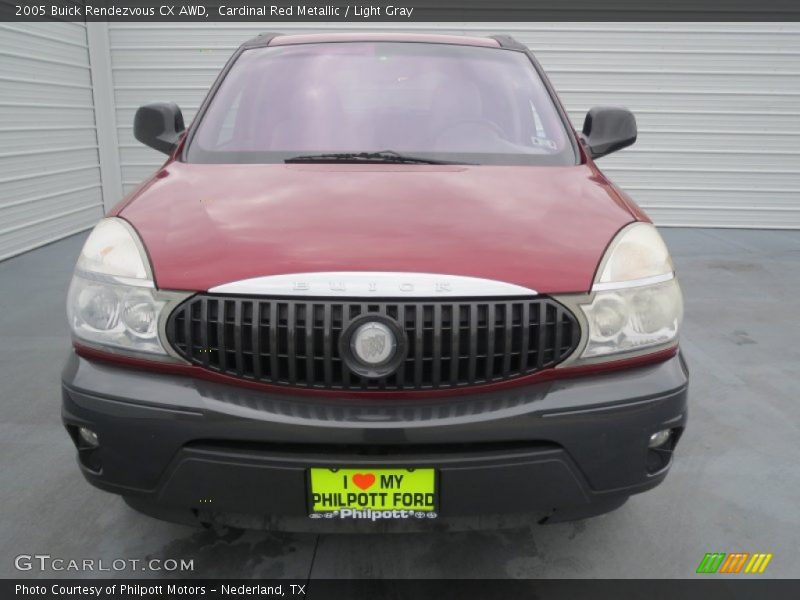 Cardinal Red Metallic / Light Gray 2005 Buick Rendezvous CX AWD