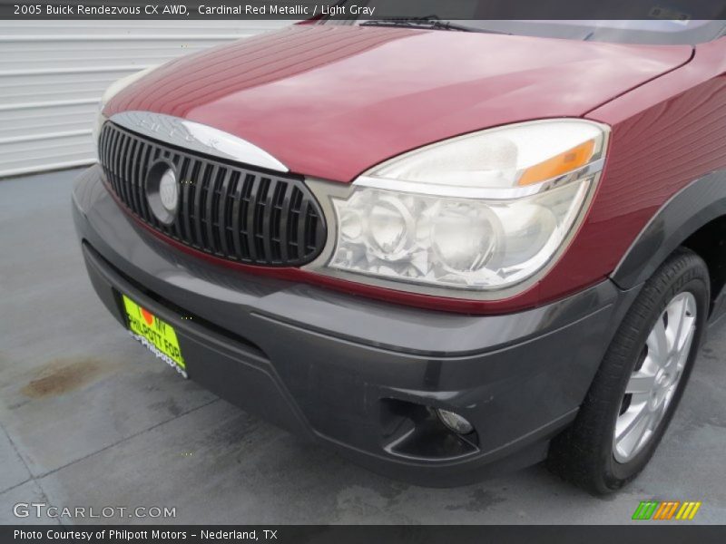 Cardinal Red Metallic / Light Gray 2005 Buick Rendezvous CX AWD