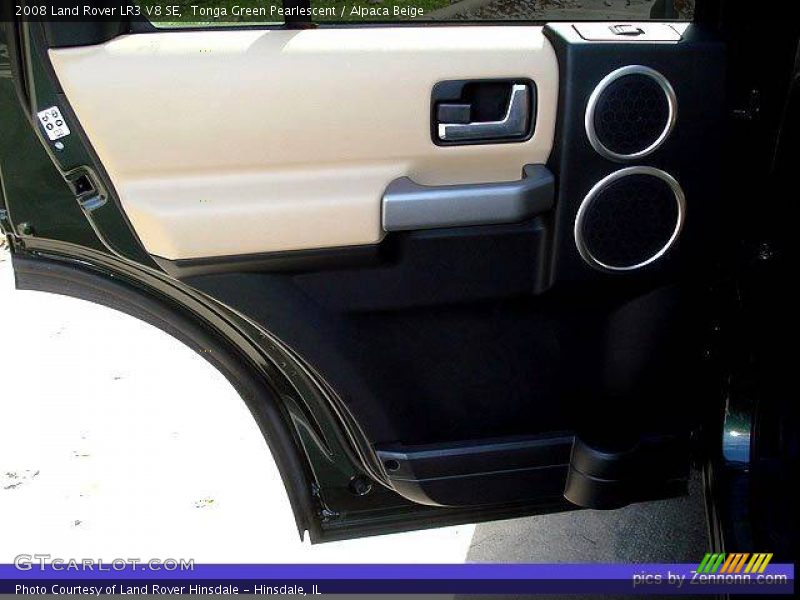 Tonga Green Pearlescent / Alpaca Beige 2008 Land Rover LR3 V8 SE