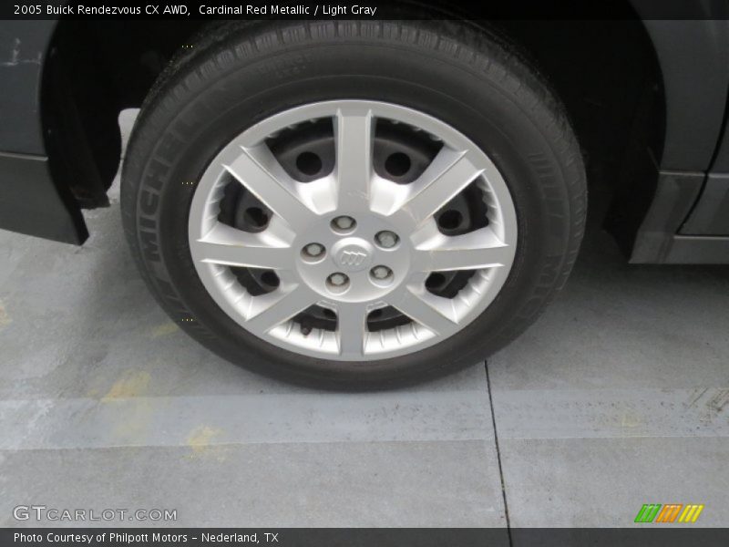 Cardinal Red Metallic / Light Gray 2005 Buick Rendezvous CX AWD