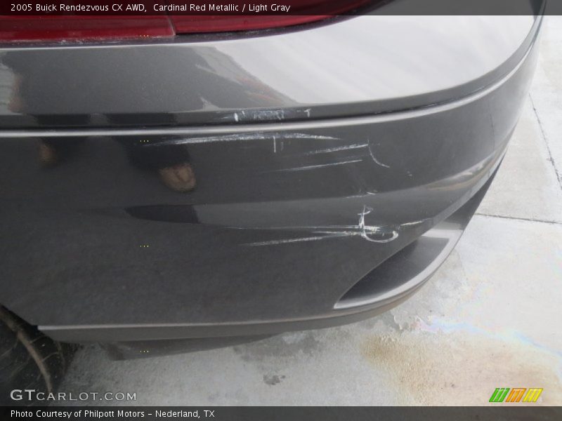 Cardinal Red Metallic / Light Gray 2005 Buick Rendezvous CX AWD