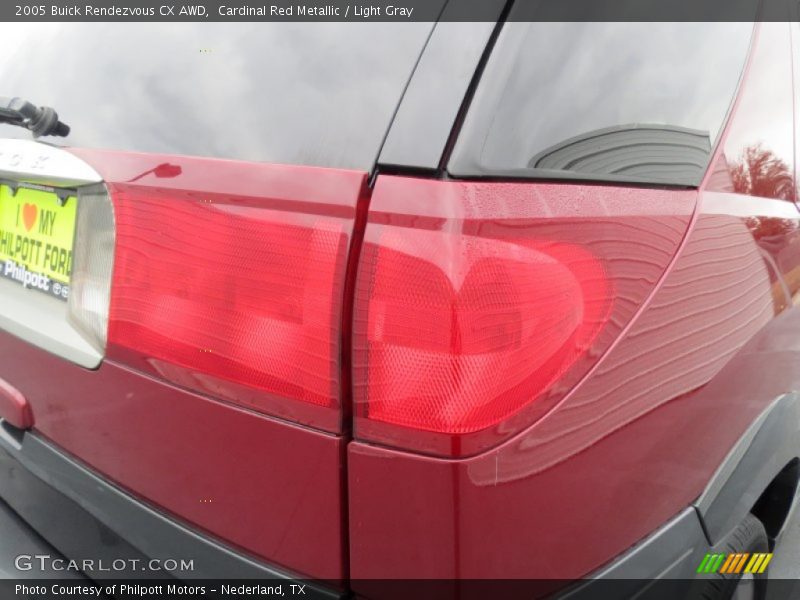 Cardinal Red Metallic / Light Gray 2005 Buick Rendezvous CX AWD