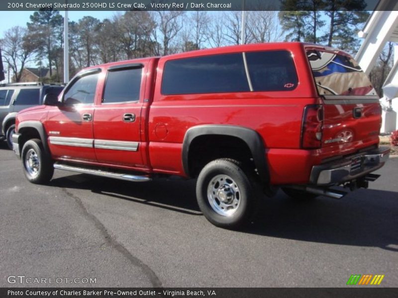 Victory Red / Dark Charcoal 2004 Chevrolet Silverado 2500HD LS Crew Cab