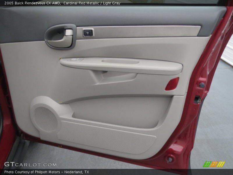 Cardinal Red Metallic / Light Gray 2005 Buick Rendezvous CX AWD