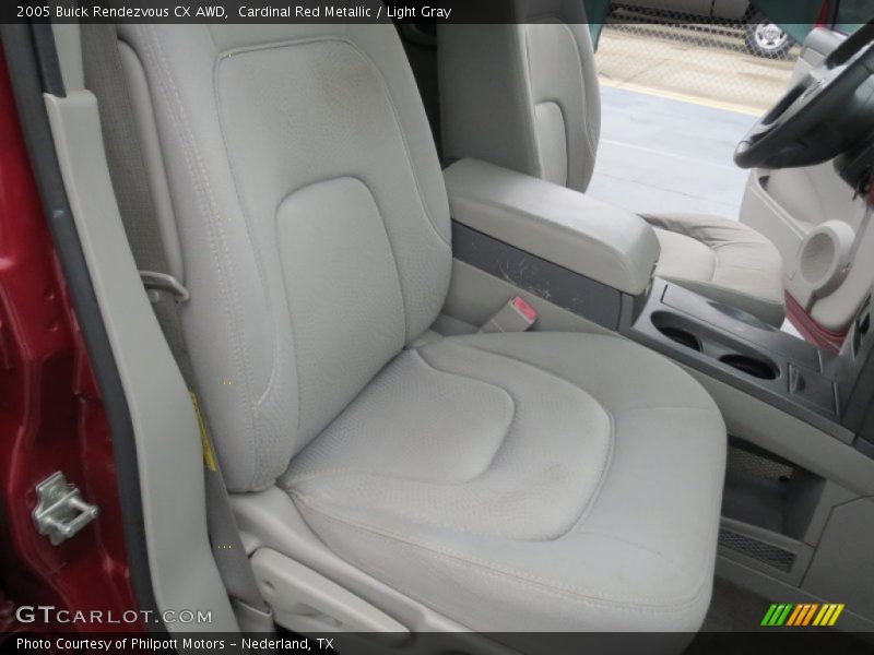 Cardinal Red Metallic / Light Gray 2005 Buick Rendezvous CX AWD