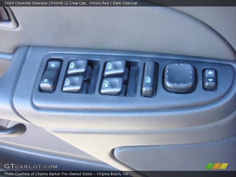 Victory Red / Dark Charcoal 2004 Chevrolet Silverado 2500HD LS Crew Cab