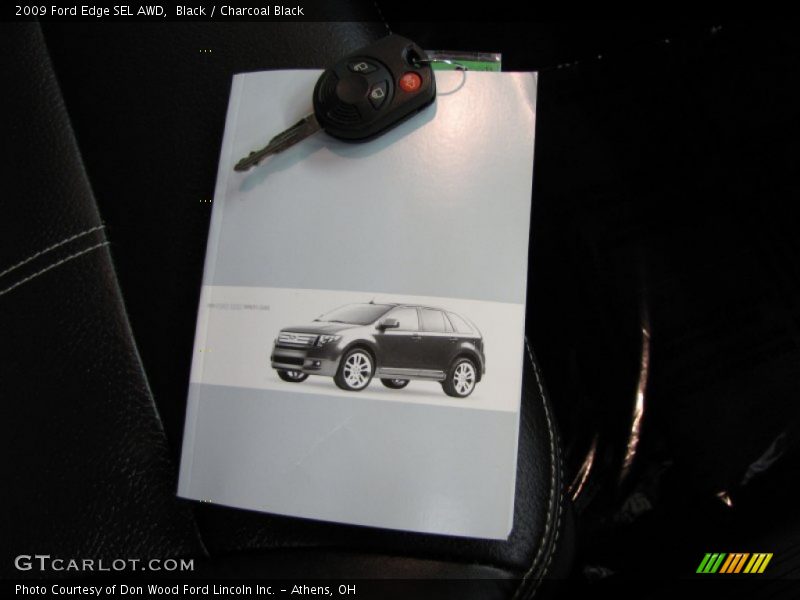 Black / Charcoal Black 2009 Ford Edge SEL AWD