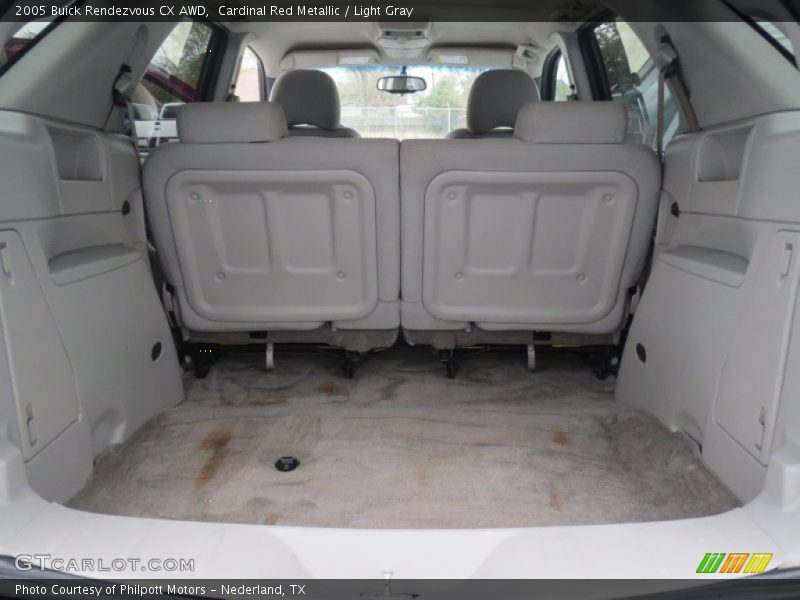 Cardinal Red Metallic / Light Gray 2005 Buick Rendezvous CX AWD