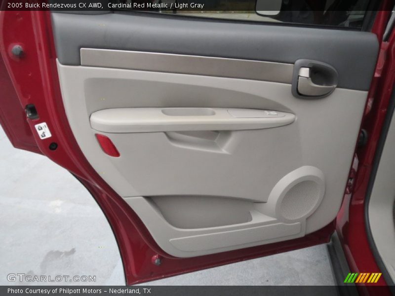 Cardinal Red Metallic / Light Gray 2005 Buick Rendezvous CX AWD