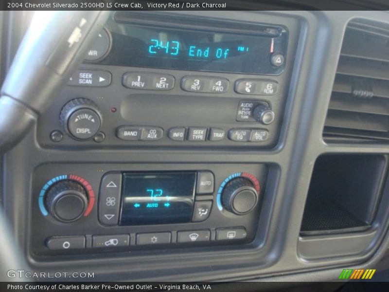 Victory Red / Dark Charcoal 2004 Chevrolet Silverado 2500HD LS Crew Cab