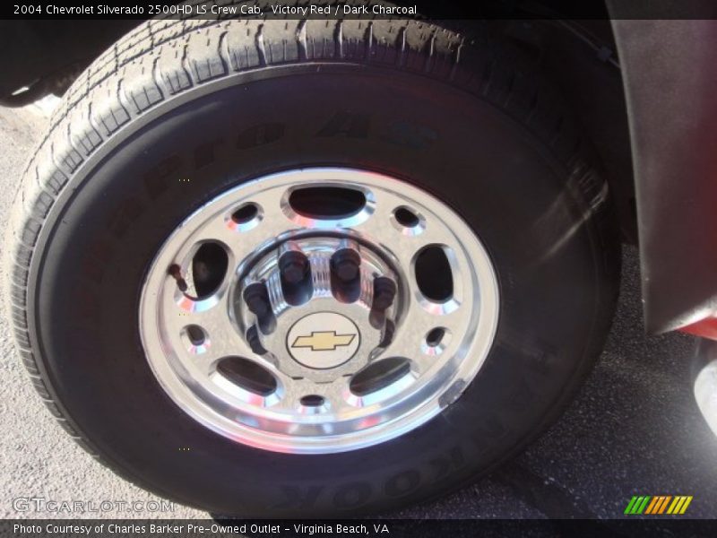 Victory Red / Dark Charcoal 2004 Chevrolet Silverado 2500HD LS Crew Cab
