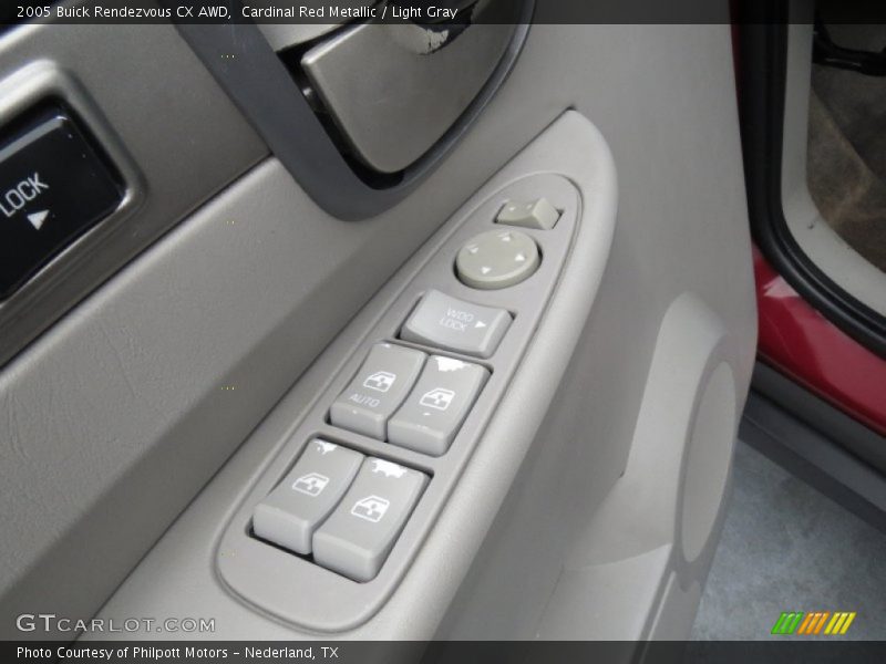 Cardinal Red Metallic / Light Gray 2005 Buick Rendezvous CX AWD