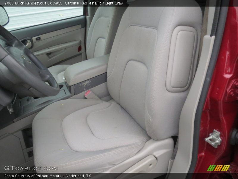 Cardinal Red Metallic / Light Gray 2005 Buick Rendezvous CX AWD