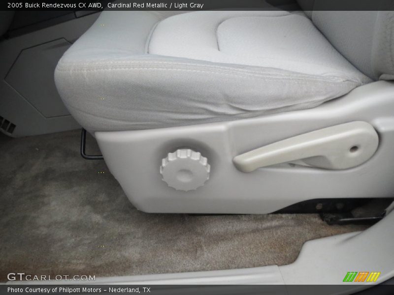 Cardinal Red Metallic / Light Gray 2005 Buick Rendezvous CX AWD